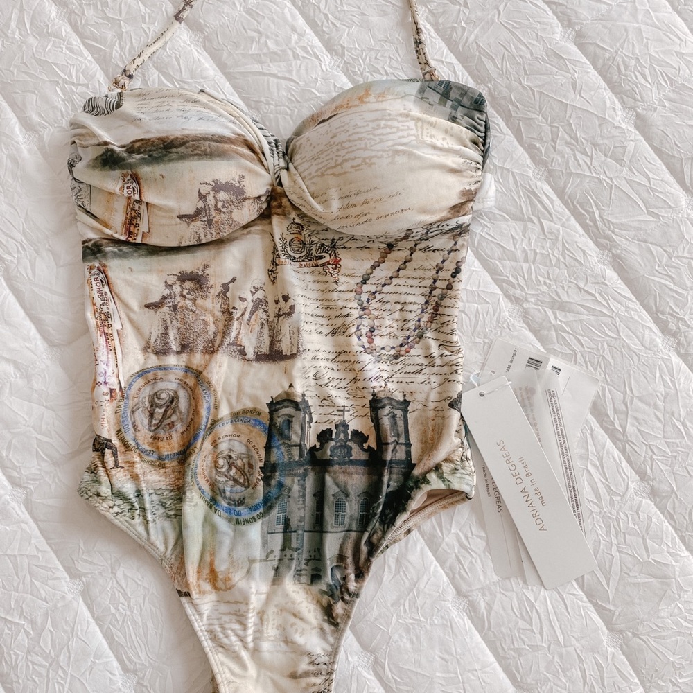 Brand new with tags one piece swimsuit by Adriana Degreas